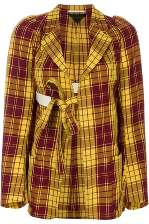 Comme des Garçons Blazer à imprimé tartan