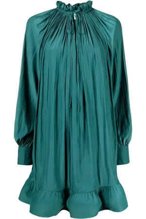 Lanvin Robe sans manches volantée