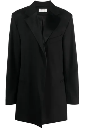 Gauchere Manteau boutonné à col cranté