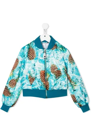Philipp Plein Veste bomber à imprimé ananas