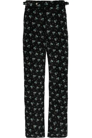 BODE Pantalon Chicory à fleurs