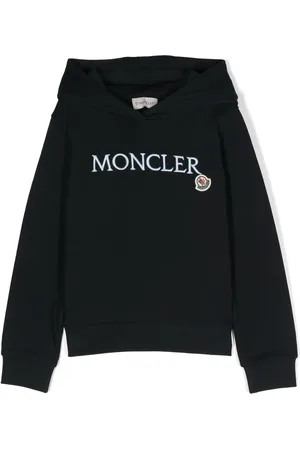 Moncler Hoodie en coton à logo brodé