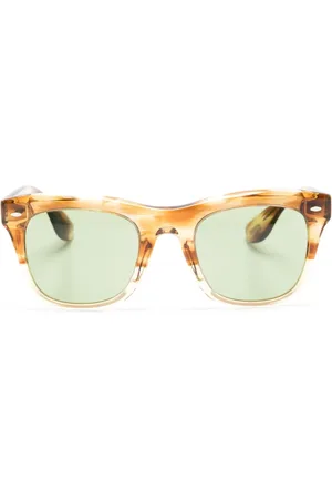 Oliver Peoples Lunettes de soleil Mr. Brunello à effet écailles de tortue