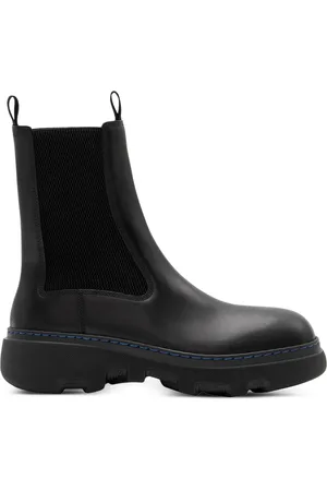 Burberry Bottines en cuir à bout rond