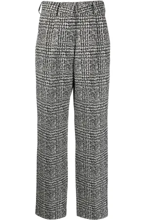 Blazé Milano Pantalon droit Fox à carreaux Prince de Galles