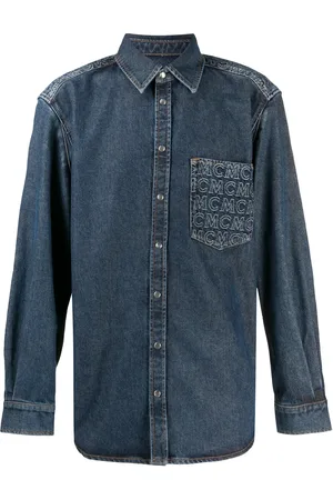MCM Chemise à effet délavé