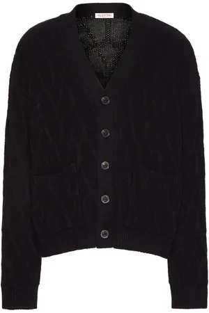VALENTINO GARAVANI Cardigan Toile Iconographe en laine