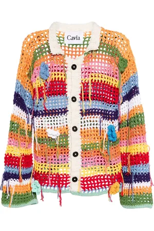 Cavia Cardigan long Dionne en crochet