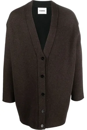 Jil Sander Cardigan oversize à col v