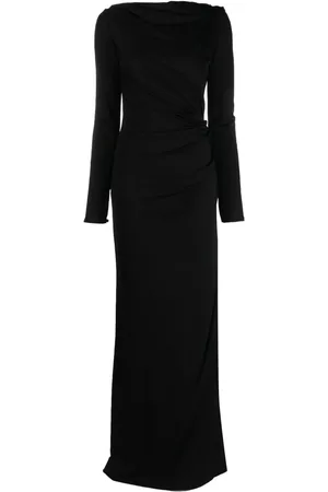 DEL CORE Robe froncée à manches longues