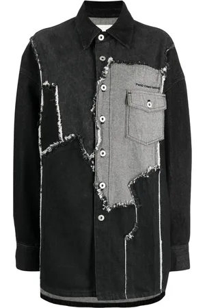 Feng Chen Wang Chemise oversize en jean