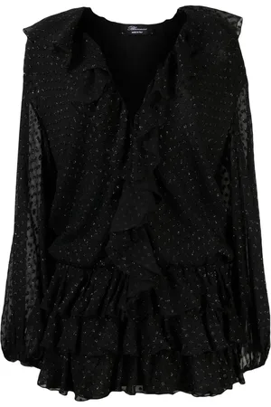 BLUMARINE Robe volantée à pois