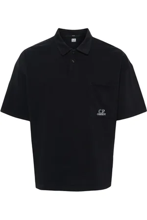 C.P. Company Polo en coton à logo brodé