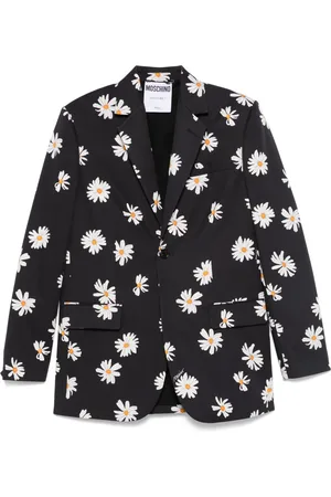 Moschino Blazer à fleurs imprimées