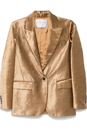 FORTE FORTE Blazer en velours à effet froissé