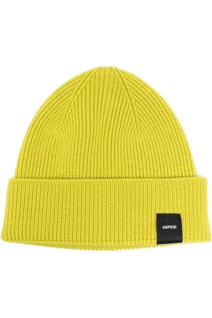Aspesi Bonnet en maille nervurée