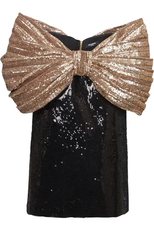 Balmain Robe courte à sequins