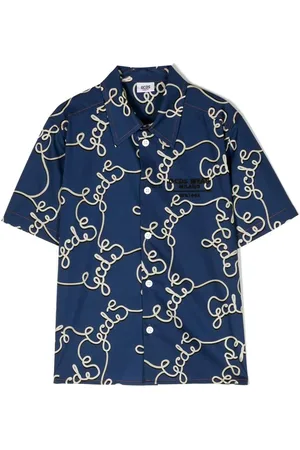 GCDS Chemise à logo imprimé