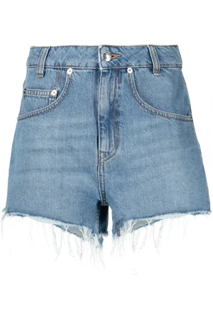 IRO Short en jean à bords francs