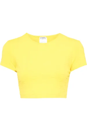 CHANEL T-shirt 1997 à coupe crop