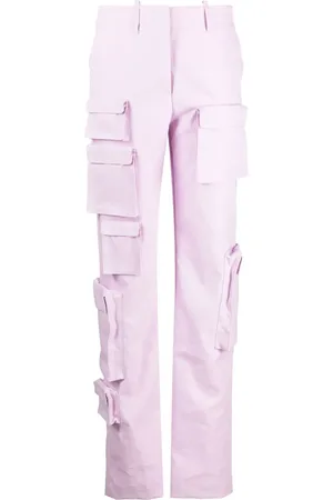 OFF-WHITE Pantalon cargo à taille haute