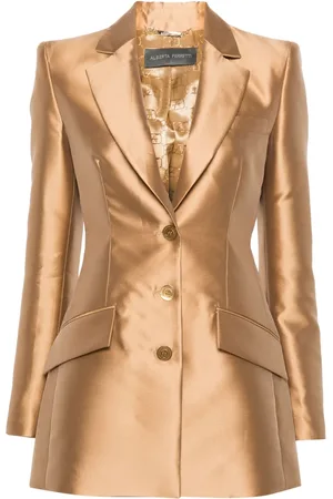 Alberta Ferretti Manteau à simple boutonnage