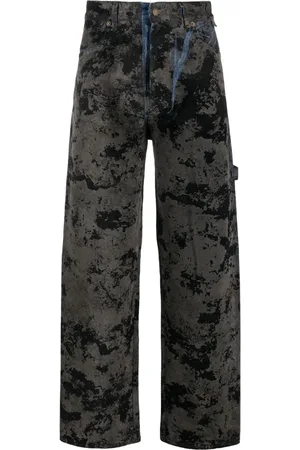 DARKPARK Jean droit John à motif camouflage