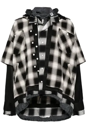 Maison Mihara Yasuhiro Chemise à carreaux