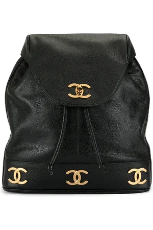 CHANEL Sac à dos à logo CC