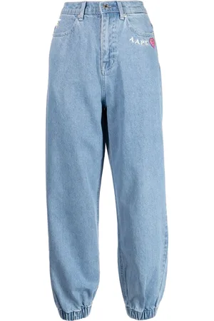 A Bathing Ape Jean fuselé à taille haute