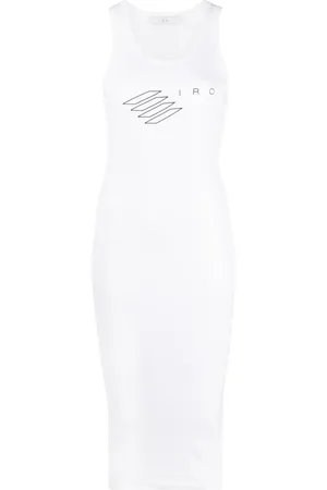 IRO Robe cintrée à logo imprimé