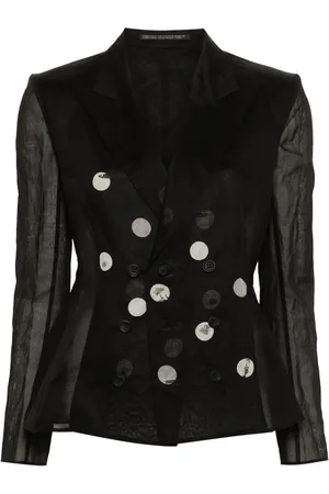 YOHJI YAMAMOTO Blazer à boutonnière croisée