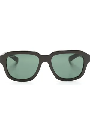 Gucci Lunettes de soleil oversize à monture carrée