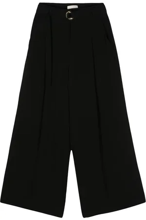 ULLA JOHNSON Pantalon palazzo à taille ceinturée