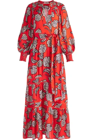 ALICE+OLIVIA Robe mi-longue Lea à fleurs