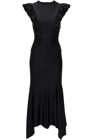 Serafini Robe longue à volants