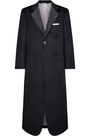 Thom Browne Manteau à col cranté
