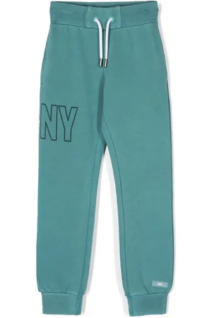 DKNY Pantalon de jogging en coton à logo imprimé