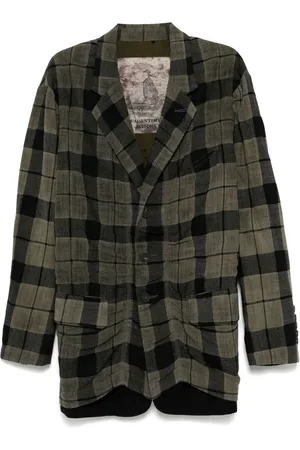 ZIGGY CHEN Blazer à carreaux