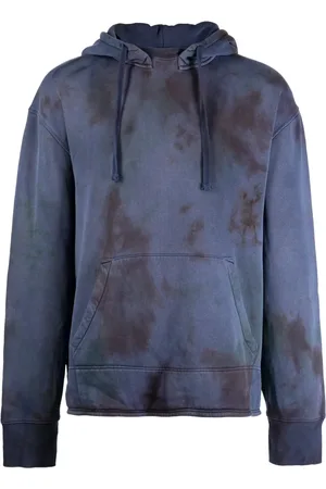 Stain Shade Hoodie en coton à lien de resserrage