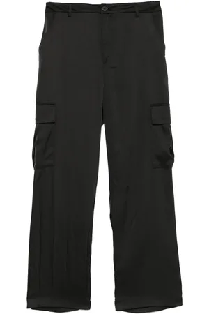 DKNY Pantalon satiné à taille haute