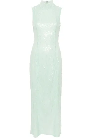 ROTATE Robe à design brodé de sequins
