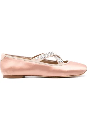 Casadei Ballerines à ornements strassés