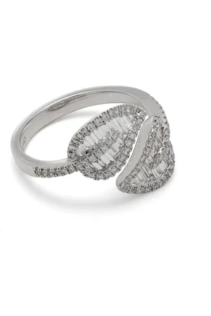 Anita Bague médium en or blanc 18ct sertie de diamants