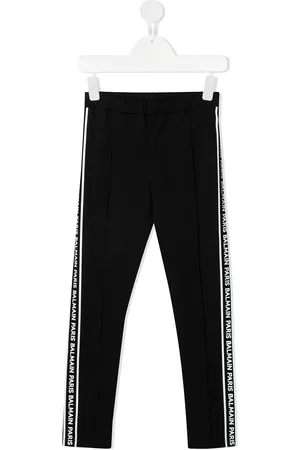 Balmain Pantalon de jogging à bande logo