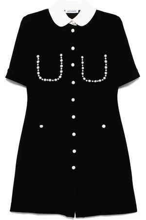 DICE KAYEK Robe évasée à col claudine