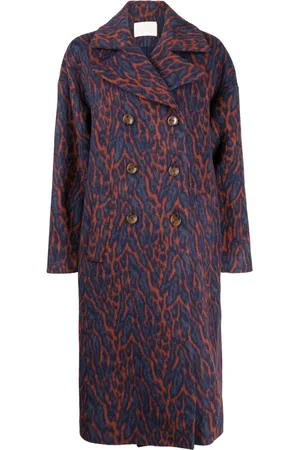 ULLA JOHNSON Manteau Moka à boutonnière croisée