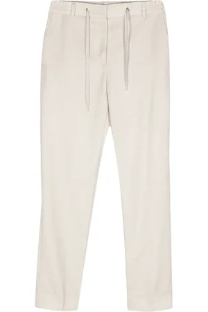 ELEVENTY Pantalon slim en chambray