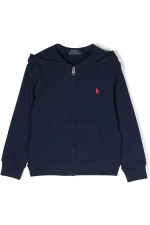 Ralph Lauren Hoodie zippé à logo brodé