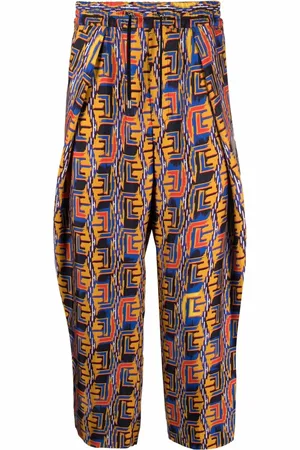 Balmain Pantalon court à imprimé graphique